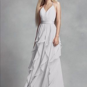 White by Vera Wang formal dress